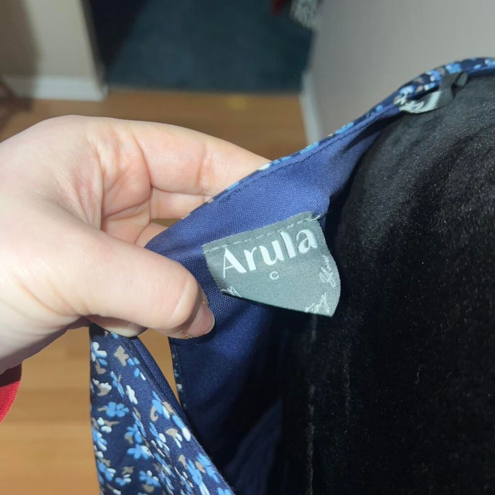 Unbranded Women's Blue and Navy Dress - Picture 5 of 5